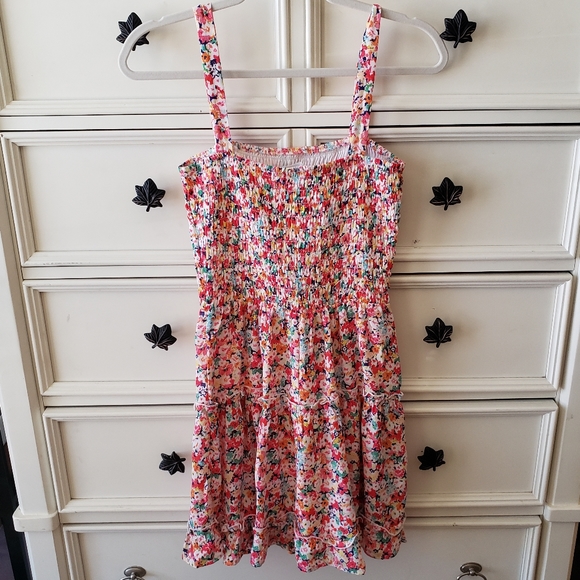 NWOT Sienna Sky Floral Ditsy Smocked Spring Summer Mini Dress - Picture 6 of 6